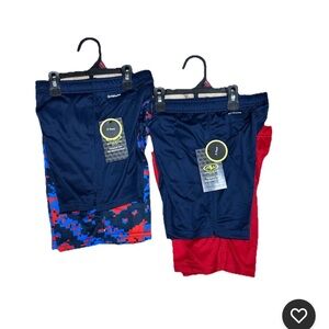Navy and Red Athletic Shorts Set size 6/7